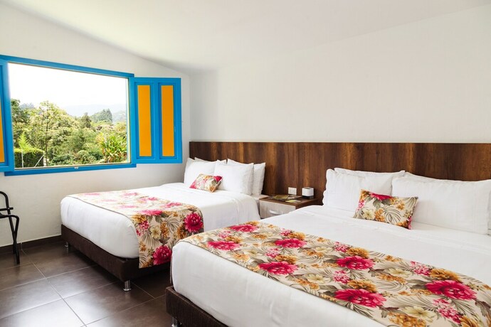 Imagen de la habitación del Hotel Hacienda Santa Clara. Foto 18