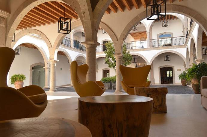 Imagen del bar/restaurante del Hotel Hacienda Santa Fe. Foto 2