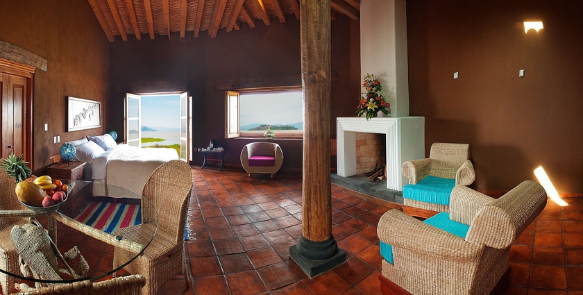 Imagen de la habitación del Hotel Hacienda Ucazanaztacua. Foto 5