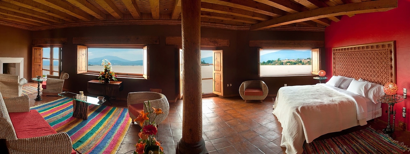 Imagen de la habitación del Hotel Hacienda Ucazanaztacua. Foto 8