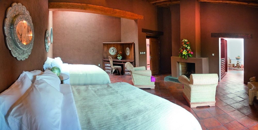 Imagen de la habitación del Hotel Hacienda Ucazanaztacua. Foto 9