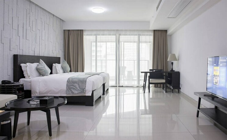 Imagen de la habitación del Hotel Haikou Zhushan Yingbin Bandao Apartment. Foto 13