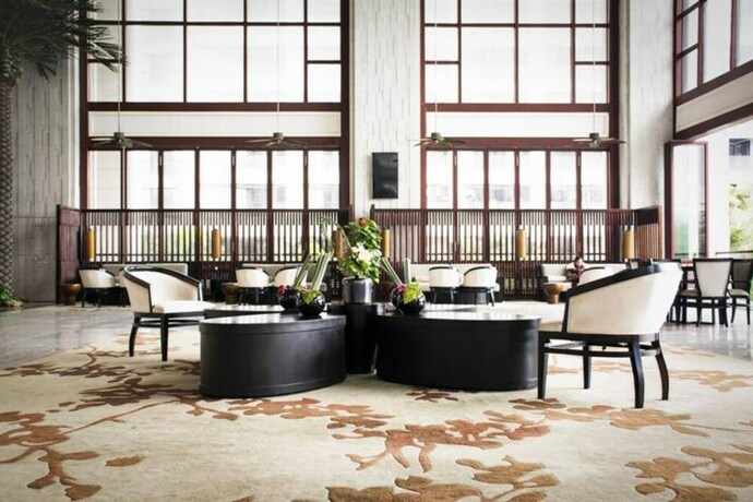 Imagen de los interiores del Hotel Haikou Zhushan Yingbin Bandao Apartment. Foto 17