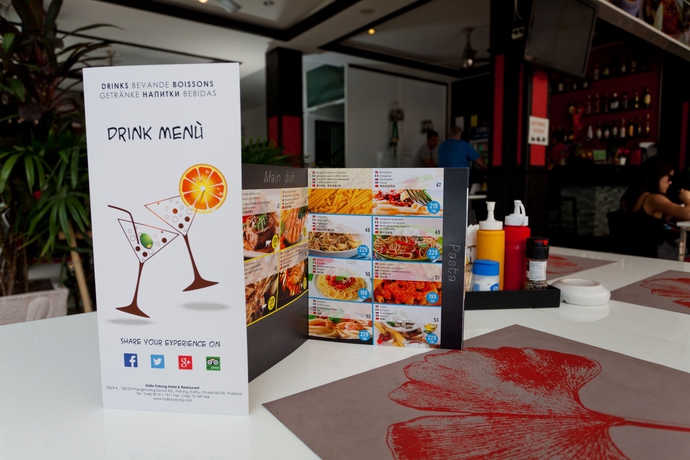 Imagen del bar/restaurante del Hotel Hallo Patong - Rooftop Pool - Stunning Mountain Views and OTOP Market. Foto 6