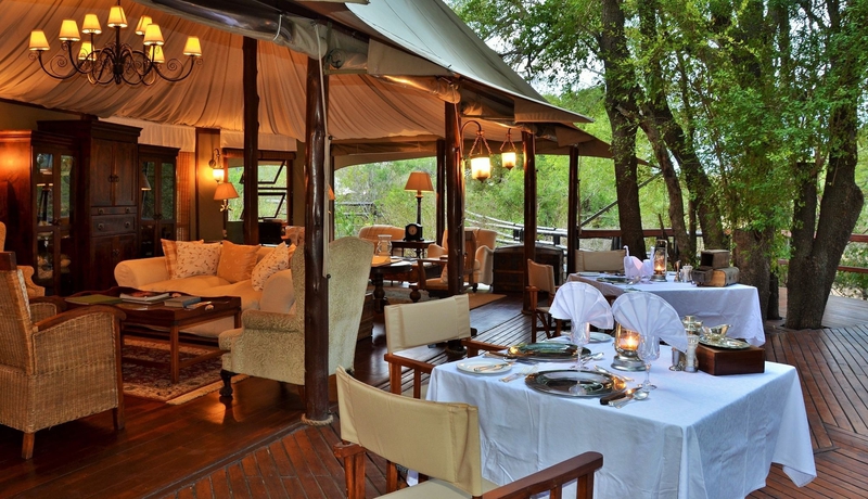 Imagen del bar/restaurante del Hotel Hamiltons Tented Camp. Foto 3