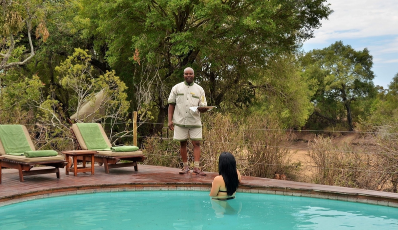 Imagen de la piscina del Hotel Hamiltons Tented Camp. Foto 16