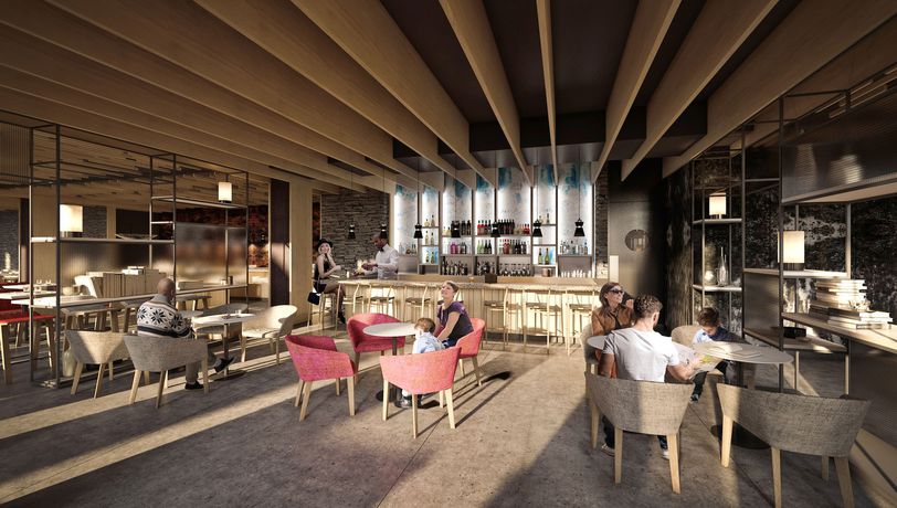 Imagen del bar/restaurante del Hotel Hampton By Hilton Bariloche. Foto 4