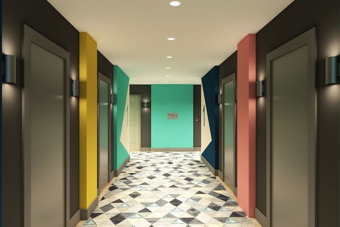 Imagen de los interiores del Hotel Hampton By Hilton Doha Old Town. Foto 17