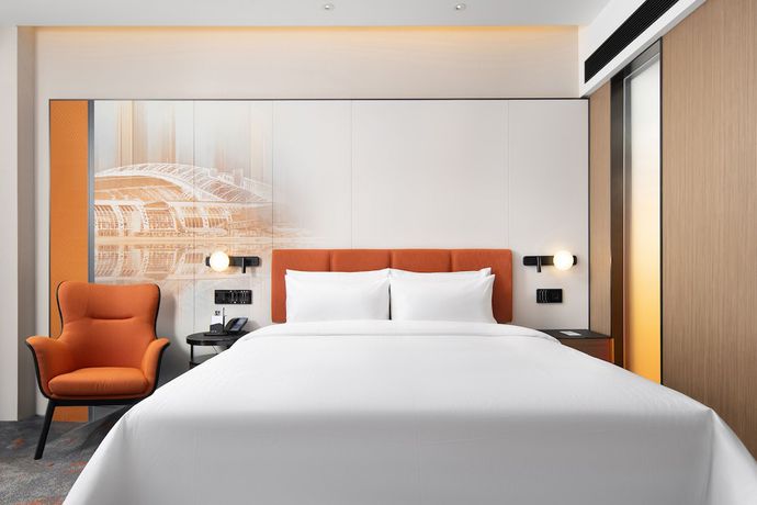Imagen de la habitación del Hotel Hampton By Hilton Renhe Baiyun Airport. Foto 2