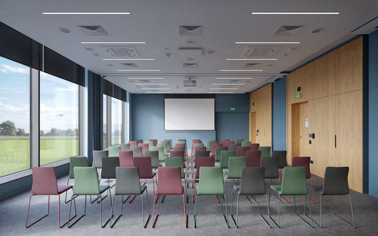 Imagen de los interiores del Hotel Hampton By Hilton Wroclaw Airport. Foto 3