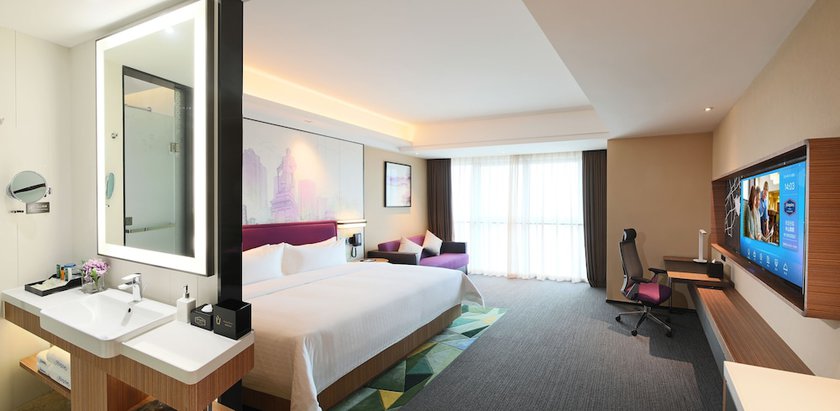 Imagen de la habitación del Hotel Hampton By Hilton Zhongshan Nanlang. Foto 8