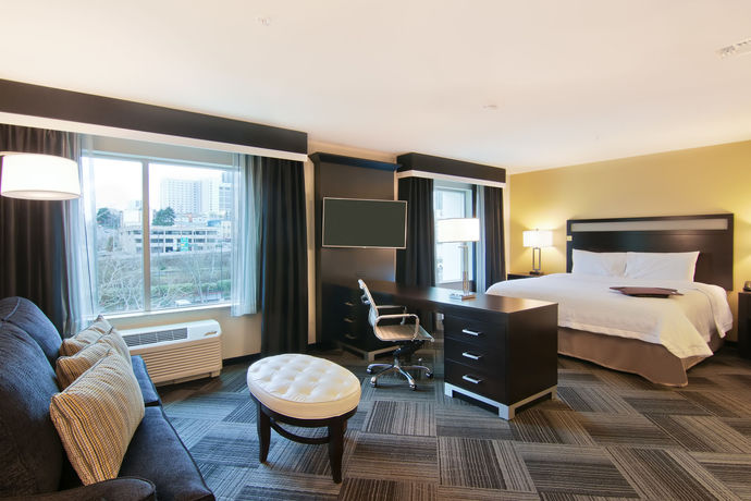 Imagen de los interiores del Hotel Hampton Inn And Suites Bellevue Downtown - Seattle. Foto 14