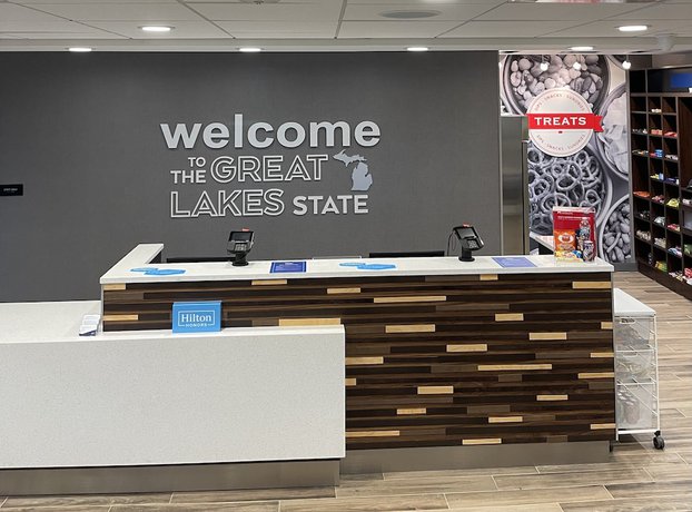 Imagen de los interiores del Hotel Hampton Inn Detroit Southfield. Foto 19
