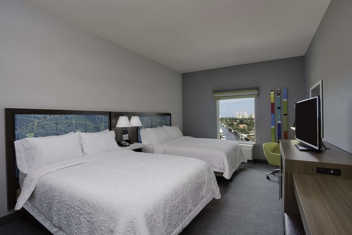 Imagen de la habitación del Hotel Hampton Inn Fort Lauderdale Pompano Beach. Foto 7