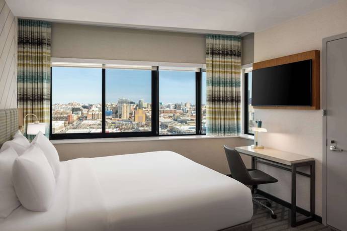 Imagen de la habitación del Hotel Hampton Inn Long Island City NY. Foto 7
