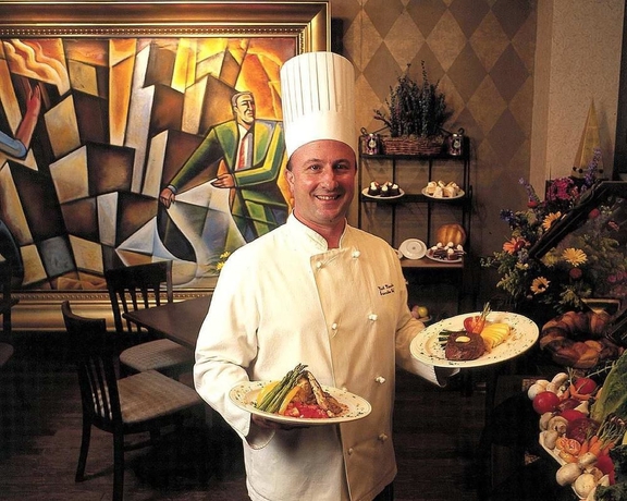 Imagen del bar/restaurante del Hotel Hampton Inn and Suites Charlotte Airport. Foto 2