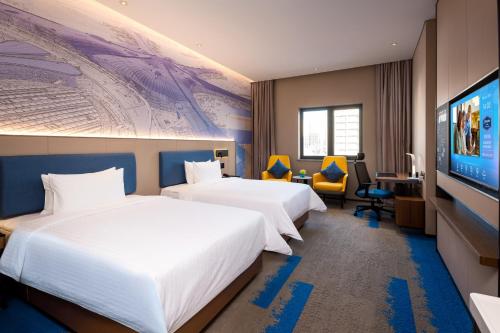 Imagen de la habitación del Hotel Hampton by Hilton Beijing West Railway Station Lize Business District. Foto 6