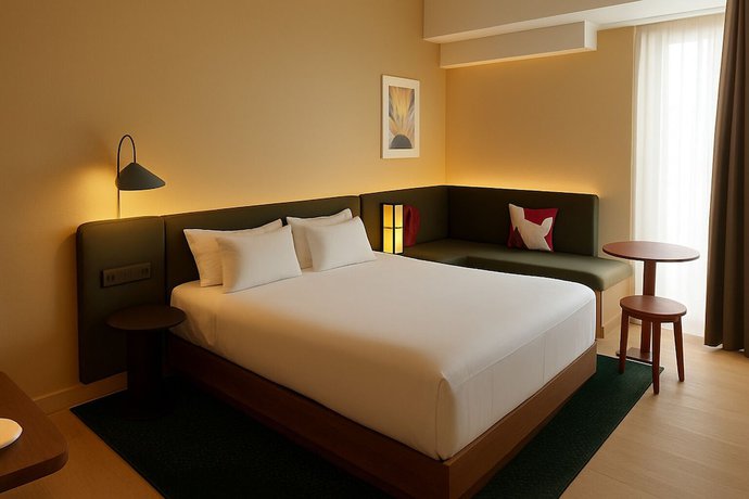 Imagen de la habitación del Hotel Hampton by Hilton Bordeaux Merignac Airport. Foto 4