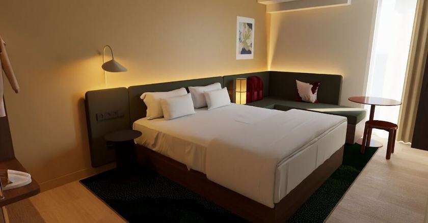 Imagen de la habitación del Hotel Hampton by Hilton Bordeaux Merignac Airport. Foto 8