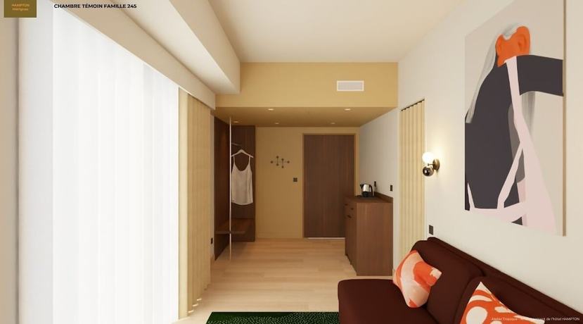 Imagen de la habitación del Hotel Hampton by Hilton Bordeaux Merignac Airport. Foto 9