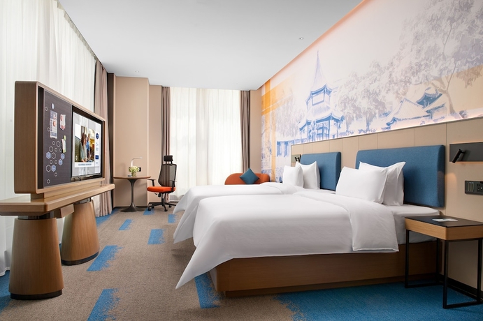 Imagen de la habitación del Hotel Hampton by Hilton Foshan Beijiao. Foto 1