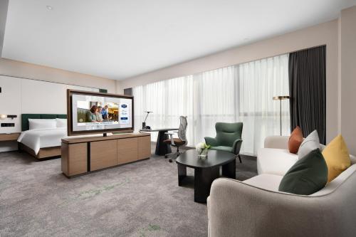 Imagen de la habitación del Hotel Hampton by Hilton Guangzhou Renhe Baiyun Airport-Free Shuttle Bus During The Canton Fair. Foto 20