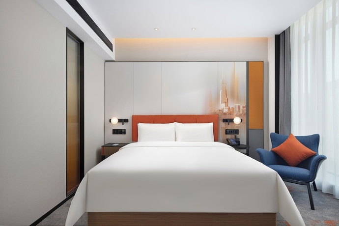 Imagen de la habitación del Hotel Hampton by Hilton Nanjing North Railway Station. Foto 6