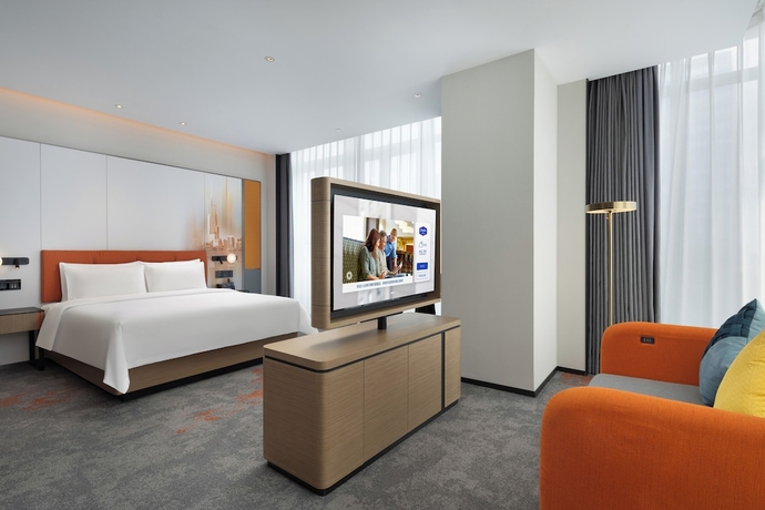 Imagen de la habitación del Hotel Hampton by Hilton Nanjing North Railway Station. Foto 9