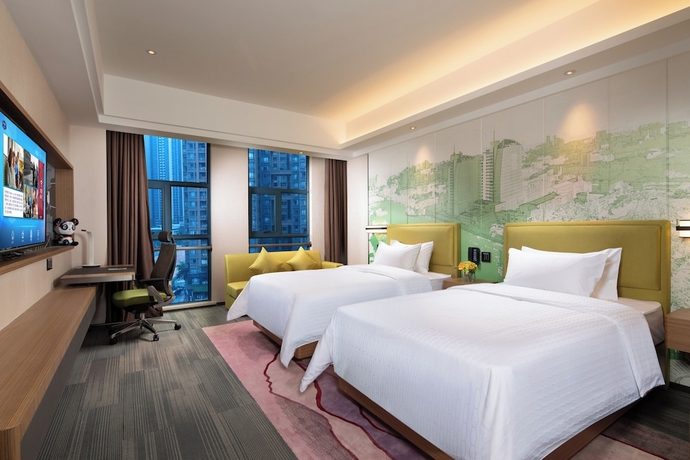 Imagen de la habitación del Hotel Hampton by Hilton Nanning East Station. Foto 4