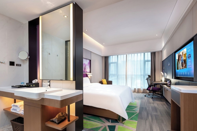 Imagen de la habitación del Hotel Hampton by Hilton Zhangjiajie Tianmen Mountain. Foto 9