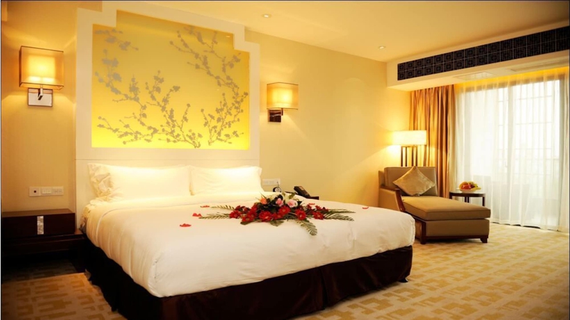 Imagen de la habitación del Hotel Han Yue Lou Resort And Spa, Jiuhuashan. Foto 9