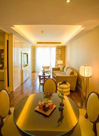 Imagen de la habitación del Hotel Han Yue Lou Resort And Spa, Jiuhuashan. Foto 12
