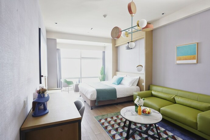 Imagen de la habitación del Hotel Hangzhou Efc Wonderland Apartment - Hangzhou Alibaba T7 Branch. Foto 20