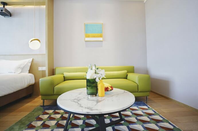 Imagen de la habitación del Hotel Hangzhou Efc Wonderland Apartment - Hangzhou Alibaba T7 Branch. Foto 27