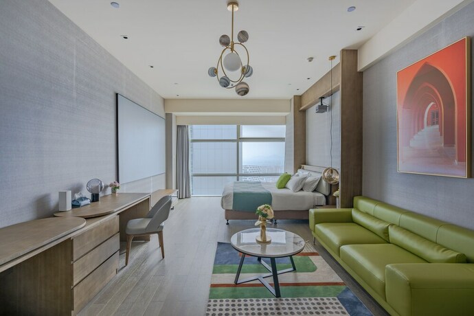 Imagen de la habitación del Hotel Hangzhou Efc Wonderland Apartment - Hangzhou Alibaba T7 Branch. Foto 31