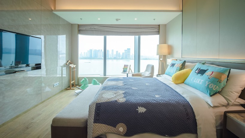 Imagen de la habitación del Hotel Hangzhou Marriott Hotel Qianjiang. Foto 10