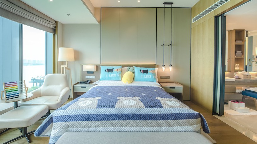 Imagen de la habitación del Hotel Hangzhou Marriott Hotel Qianjiang. Foto 11