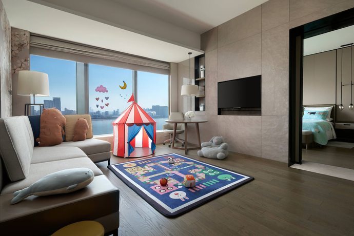 Imagen de la habitación del Hotel Hangzhou Marriott Hotel Qianjiang. Foto 14