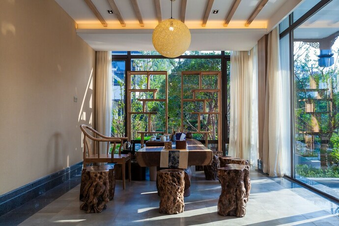 Imagen de los interiores del Hotel Hangzhou Shusheng Resort. Foto 14