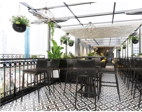 Imagen del bar/restaurante del Hotel Hanoi Fiesta Grand. Foto 9