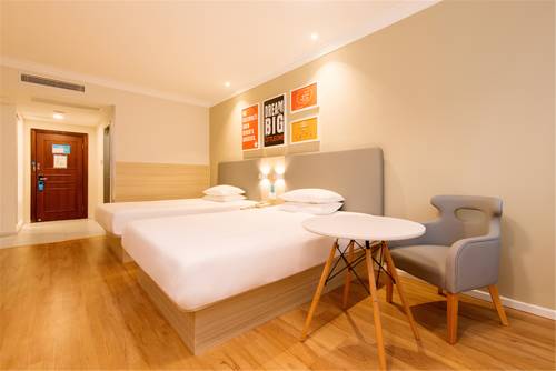Imagen de la habitación del Hotel Hanting Express Beijing Niujie. Foto 4