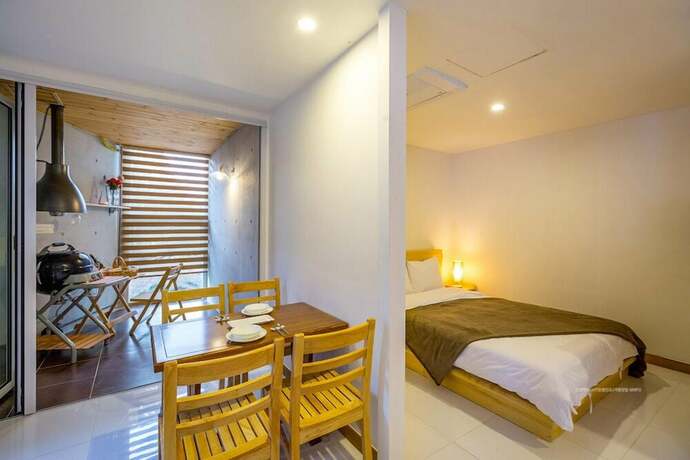 Imagen de la habitación del Hotel Harbor House poolvilla couple. Foto 15