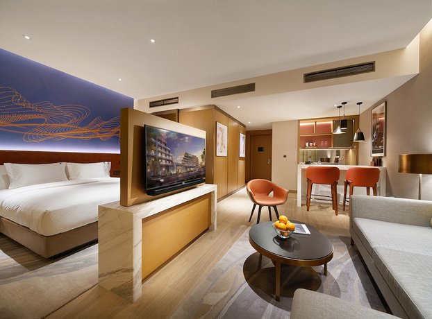 Imagen de la habitación del Hotel Hard Rock Dalian. Foto 8