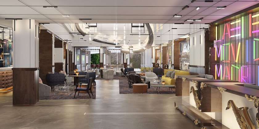 Imagen de los interiores del Hotel Hard Rock Madrid. Foto 9