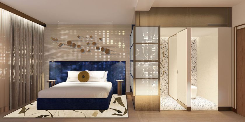 Imagen de la habitación del Hotel Hard Rock Madrid. Foto 6