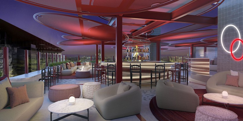 Imagen del bar/restaurante del Hotel Hard Rock Madrid. Foto 4