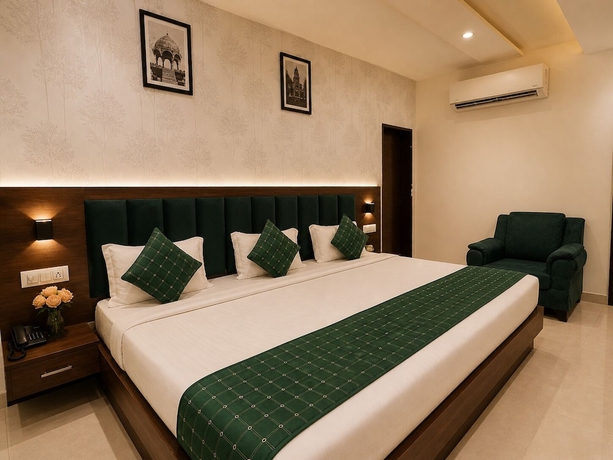 Imagen de la habitación del Hotel Hari Kripa Dham Near Prem Mandir Vrindavan. Foto 1