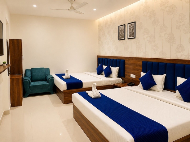 Imagen de la habitación del Hotel Hari Kripa Dham Near Prem Mandir Vrindavan. Foto 3