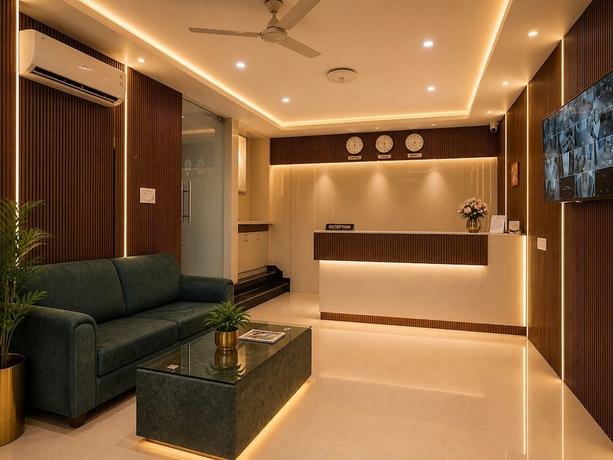 Imagen de los interiores del Hotel Hari Kripa Dham Near Prem Mandir Vrindavan. Foto 11