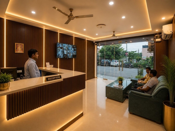 Imagen de los interiores del Hotel Hari Kripa Dham Near Prem Mandir Vrindavan. Foto 12